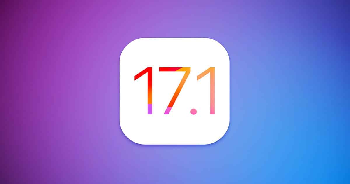 iOS 17.1 Release Candidate
